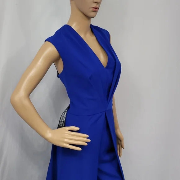 KAY Unger Sleeveless V Neck Jumpsuit